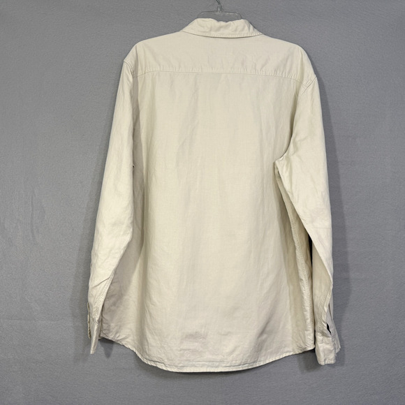 Vineyard Vines Men's Linen Blend Button Shirt Size L Classic Preppy Coastal - Picture 2 of 6